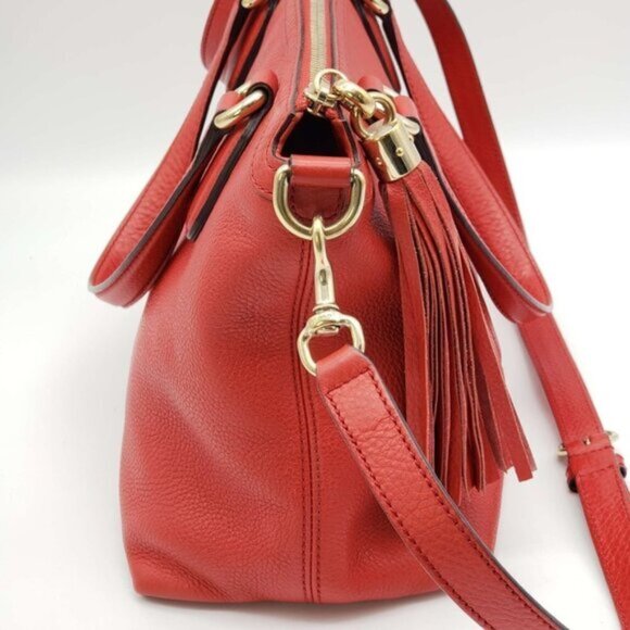 Gucci GG Soho Red Shoulder Bag 585-01262022 - Picture 3 of 14